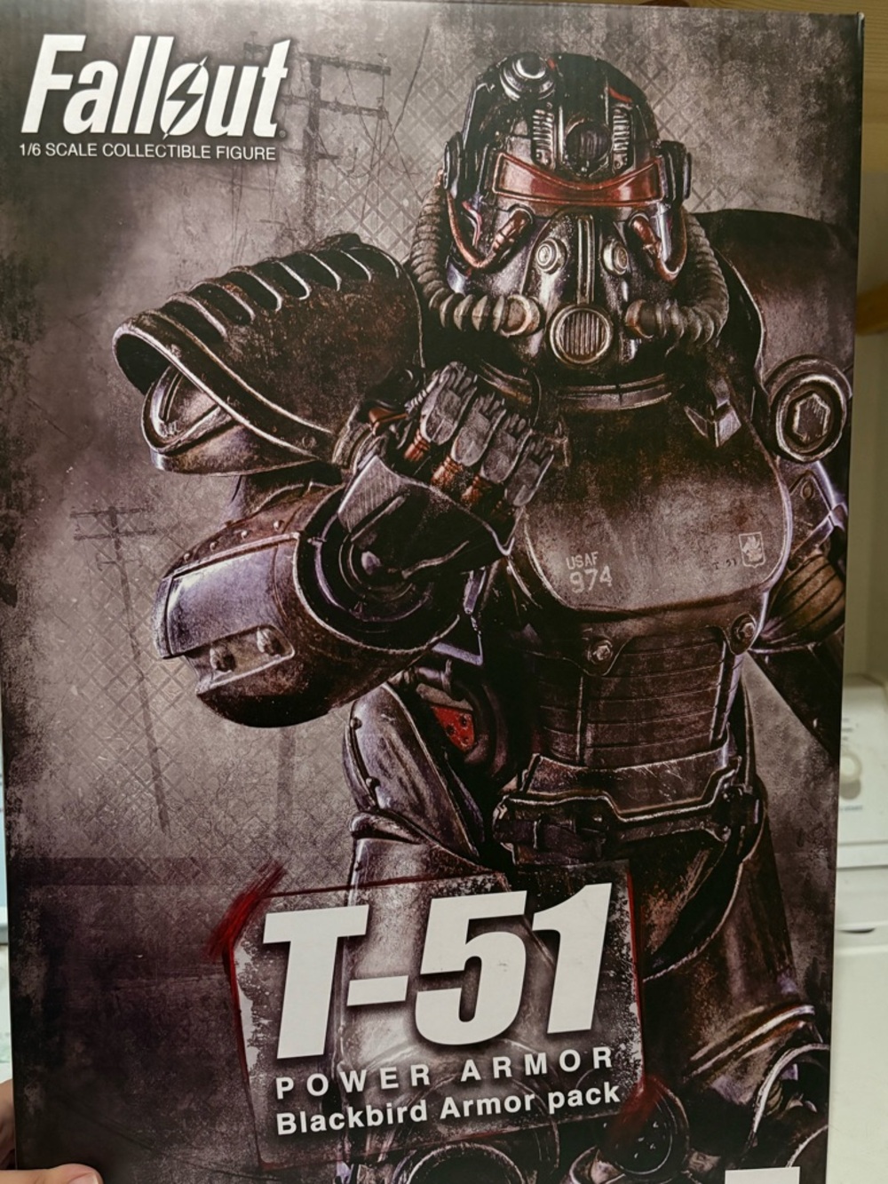 FALLOUT T-51 Power Armor Parts NO SKELETON - Clear and Black